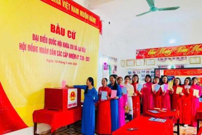 Tinh thần trách nhiệm của CB,GV,NV Trường Mầm non Xuân Ninh với nhiệm vụ chính trị của địa phương