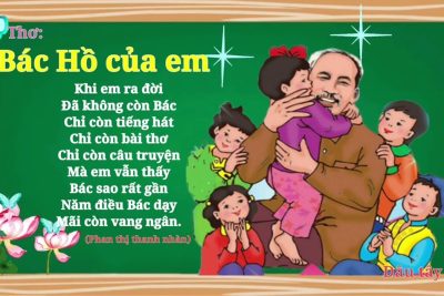PTNN: Thơ “Bác Hồ của em”, lớp 3TC3