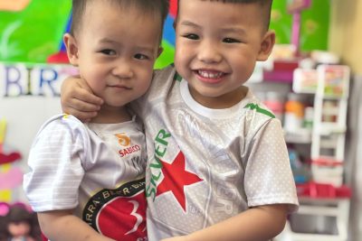 Vui tết thiếu nhi của các bạn lớp NTD1- Khu Hòa Bình