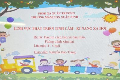 HOẠT ĐỘNG GIÁO DỤC KỸ NĂNG SỐNG: CÁCH BẢO VỆ BẢN THÂN, PHÒNG TRÁNH XÂM HẠI CHO TRẺ LỚP 4 TUỔI B7