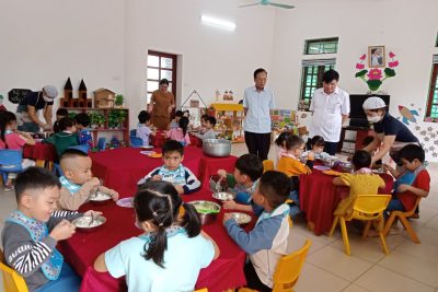 THÔNG BÁO:  Thông tin đơn vị cung ứng lương thực, thực phẩm và sữa học đường cho trường mầm non Xuân Ninh