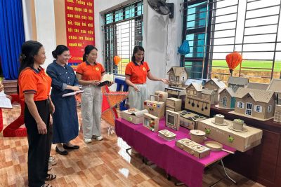 HỘI THI “THIẾT KẾ ĐỒ DÙNG, ĐỒ CHƠI TỰ TẠO NĂM HỌC 2025-2026” TRƯỜNG MẦM NON XUÂN NINH